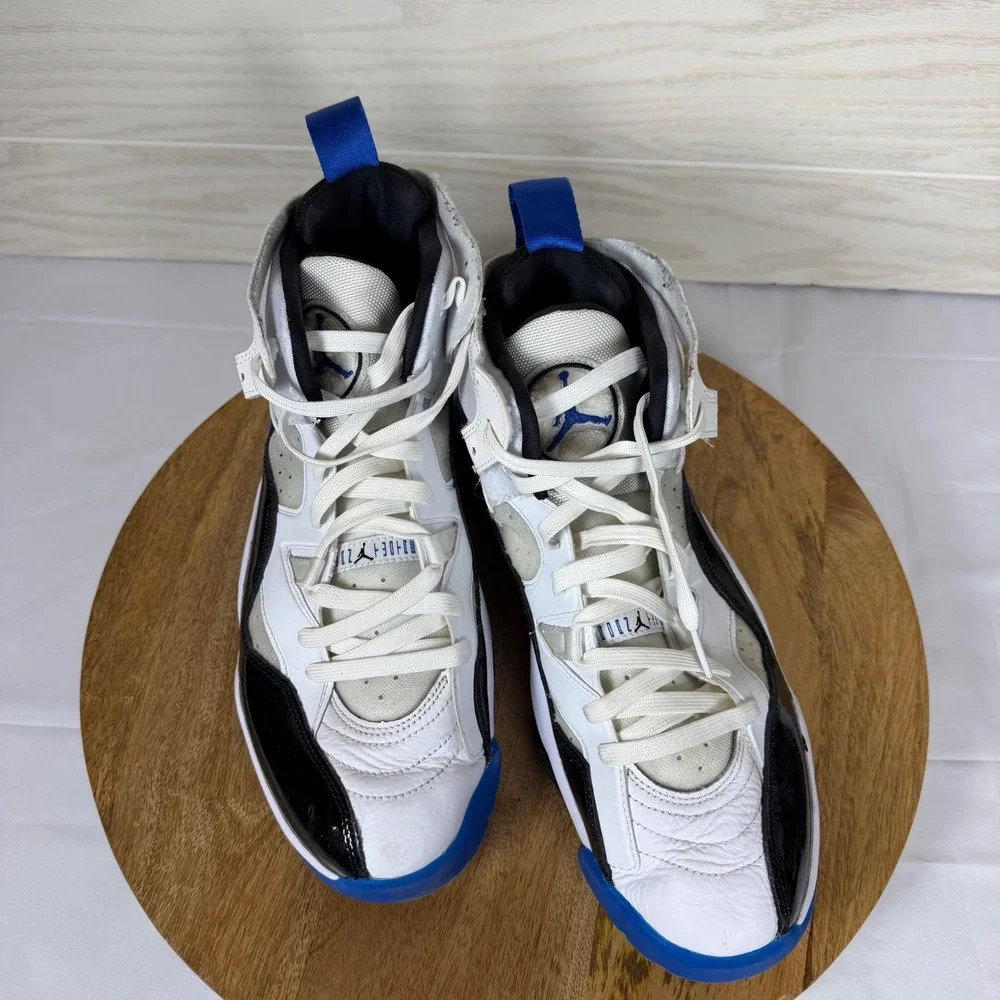 Jordan Jumpman Two Trey Concord Royal White Black Blue DO1925-140 Mens Size 12